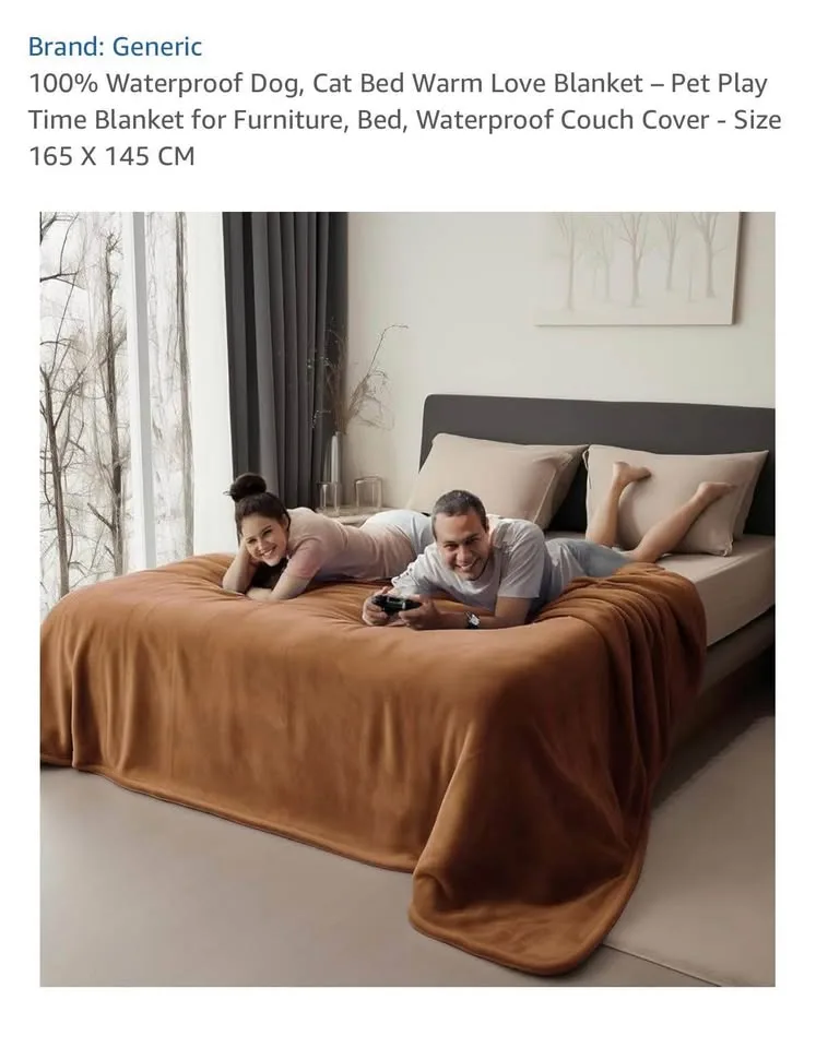 Waterproof Pet Blanket for Furniture, Bed image indicator(3)