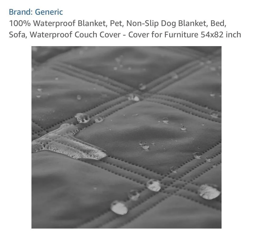 100% Waterproof Blanket, Pet, Non-Slip Dog Blanket, Bed, Sofa image indicator(2)