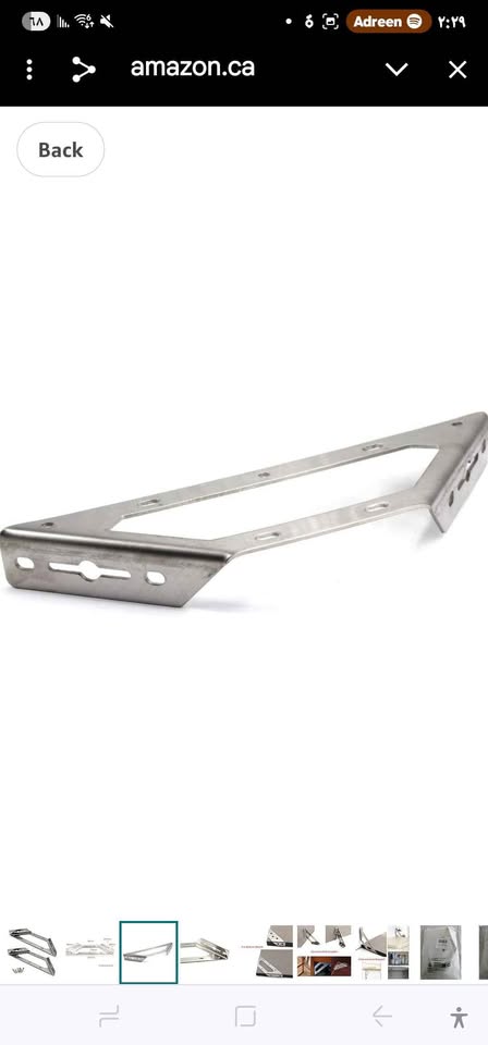 Wall Mount Shelf Bracket Stainless Steel Corner Brace (2) - photo 3