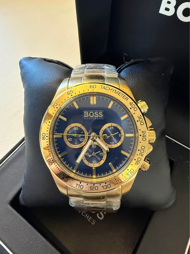 Hugo Boss HB1513340 - Men’s Gold Chronograph Watch (Brand New) - photo 2