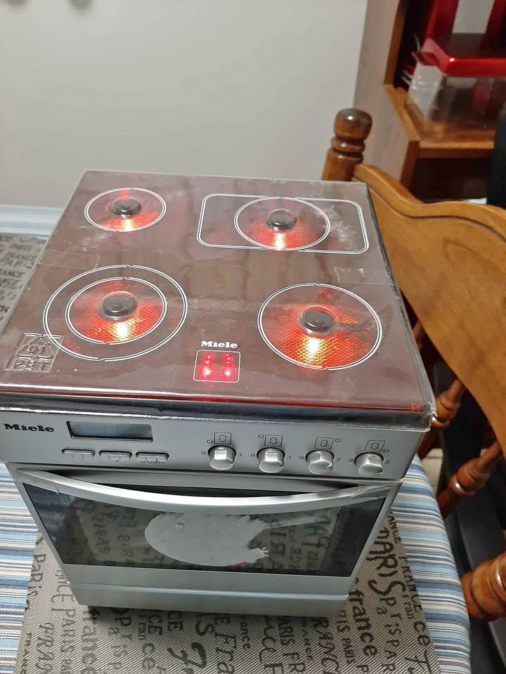 Klein Children Kids Miele Pretend Play kitchen stove , Ages 3+