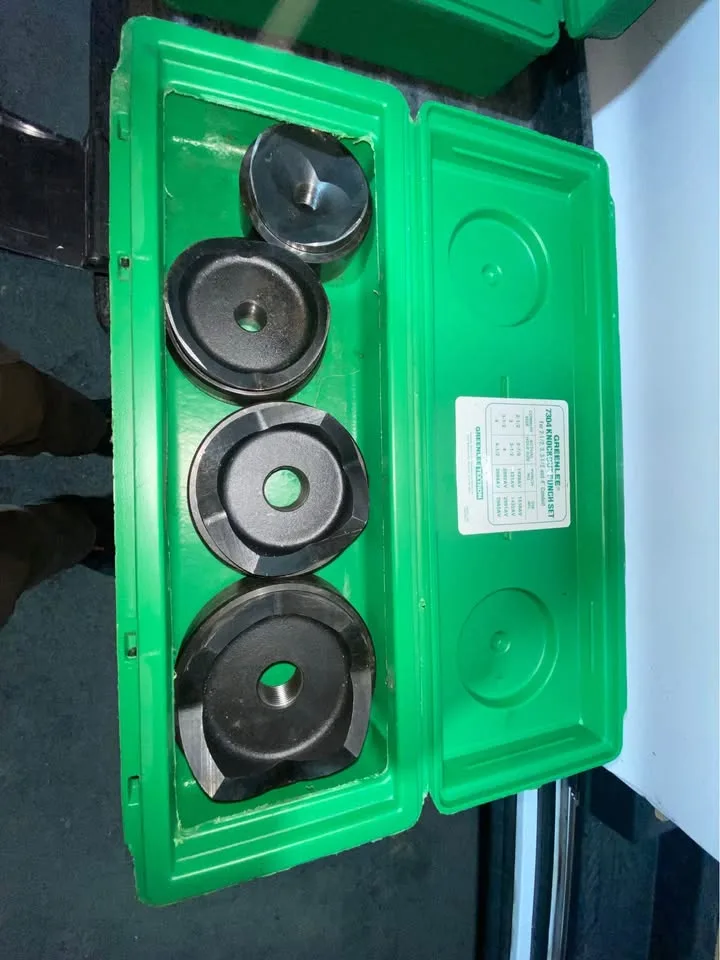 Greenlee Hydraulic Electrical Punch Set. Complete image indicator(4)