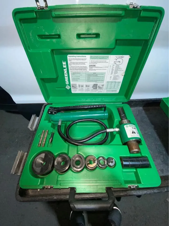Greenlee Hydraulic Electrical Punch Set. Complete image indicator(5)