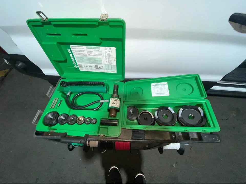 Greenlee Hydraulic Electrical Punch Set. Complete image indicator(6)