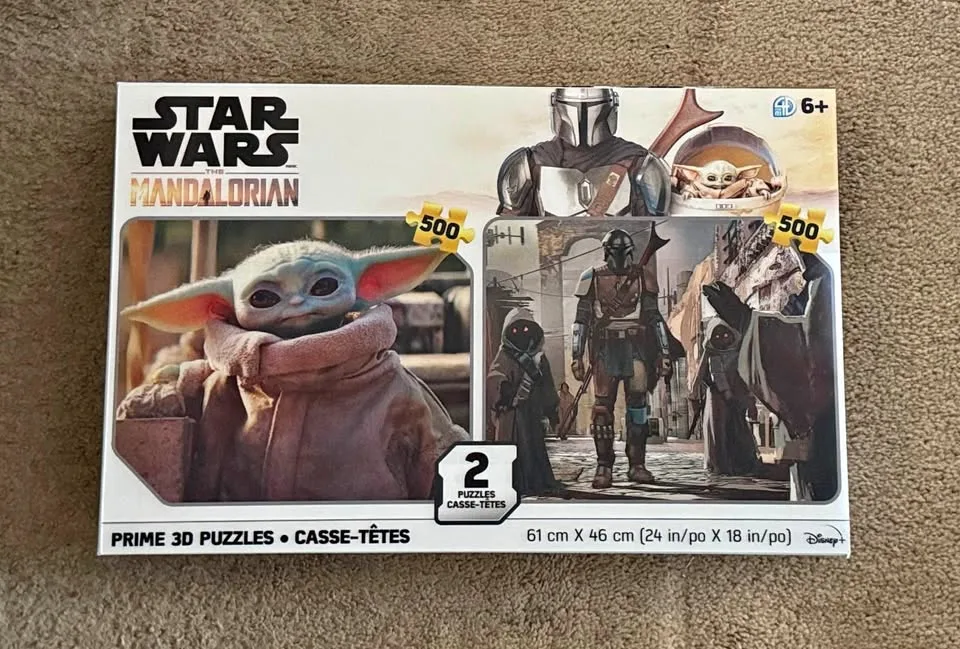 Star Wars Mandalorian 3D Puzzle Pack - 2 Puzzles