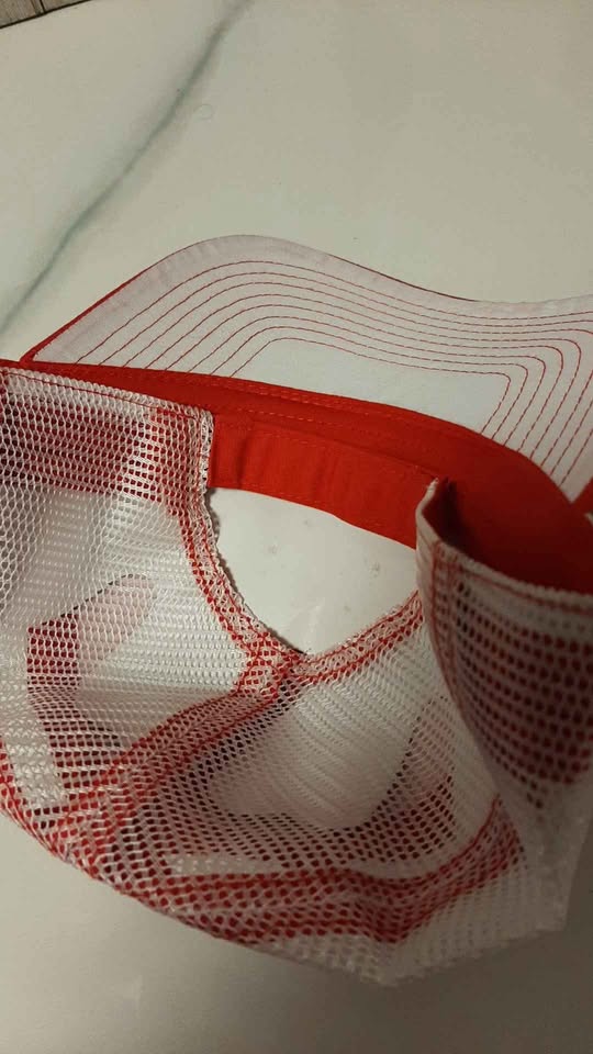 Budweiser Mesh Trucker Hat Adjustable Cap Red White Beer - photo 4