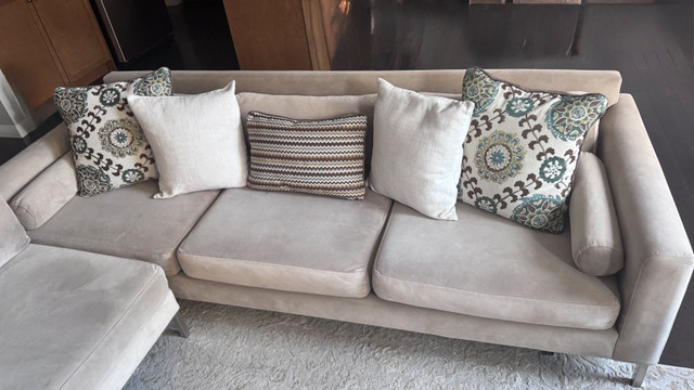 Beige Sofa with Chaise - photo 2