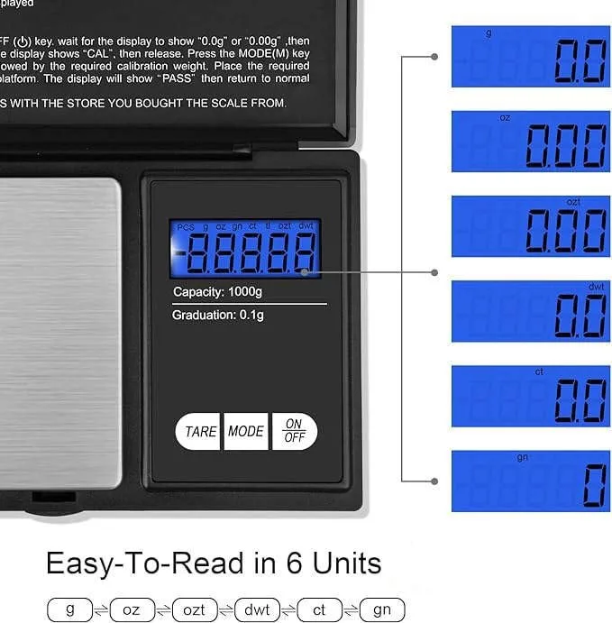 Digital Precision Pocket Scale image indicator(2)