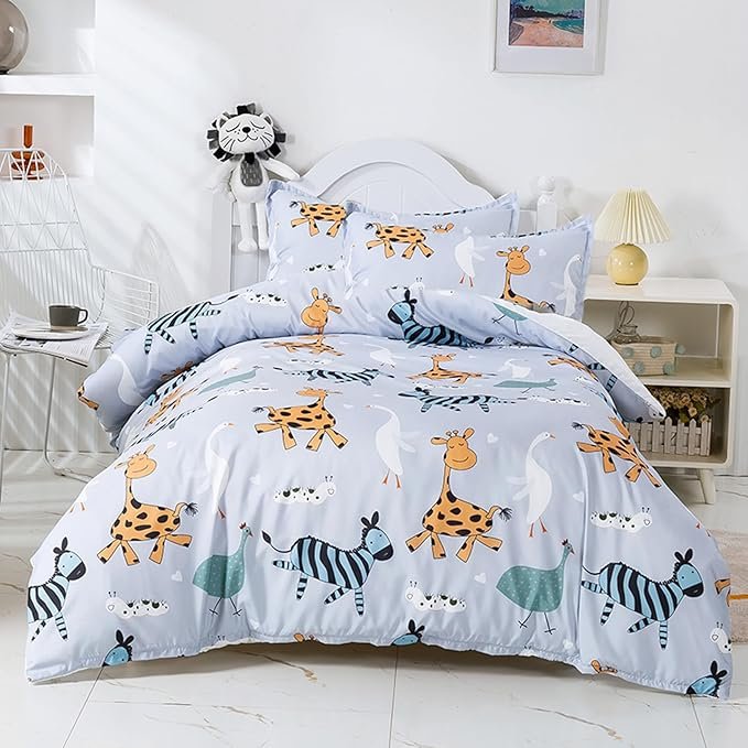 (NOT A COMFORTER) Animal Duvet Cover Set Twin - photo 2