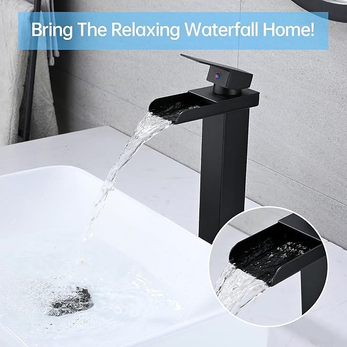 Black Bathroom Faucet