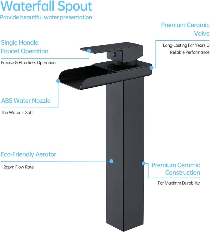 Black Bathroom Faucet - photo 3