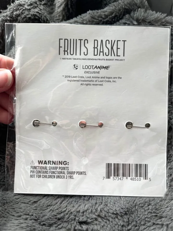 Fruits Basket Anime Button Pins Set image indicator(2)