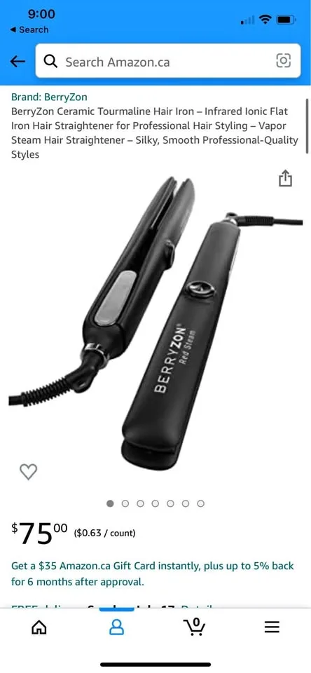 Brand new hair straightener
