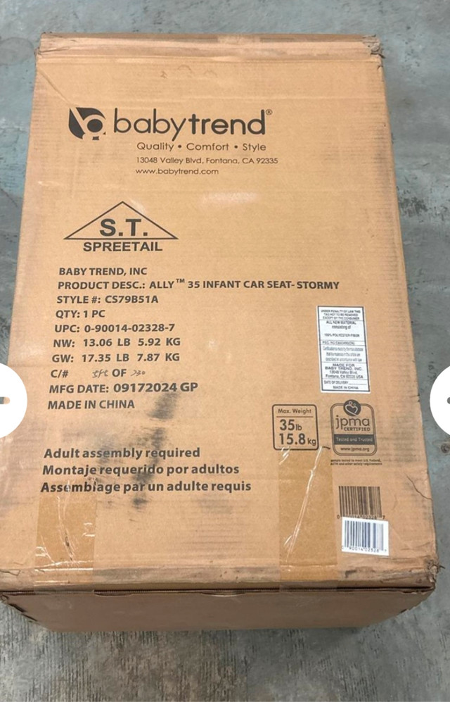 NEW- Baby Trend Ally 35 Car Seat - photo 2