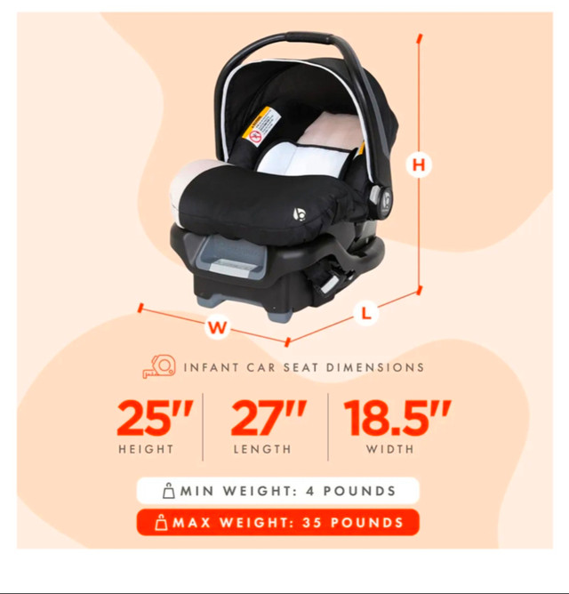NEW- Baby Trend Ally 35 Car Seat - photo 3