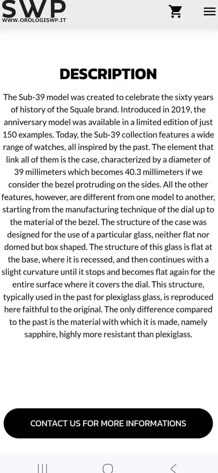 Squale watch 40mm image indicator(2)