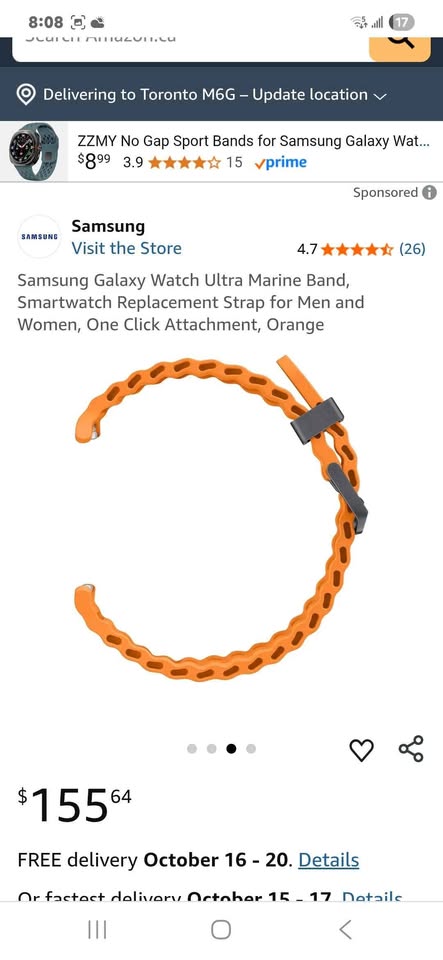 Samsung ultra watch band - authentic - photo 2