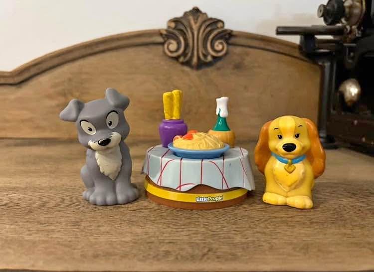 Vintage Movie Classic Little People Disney Lady And Tramp