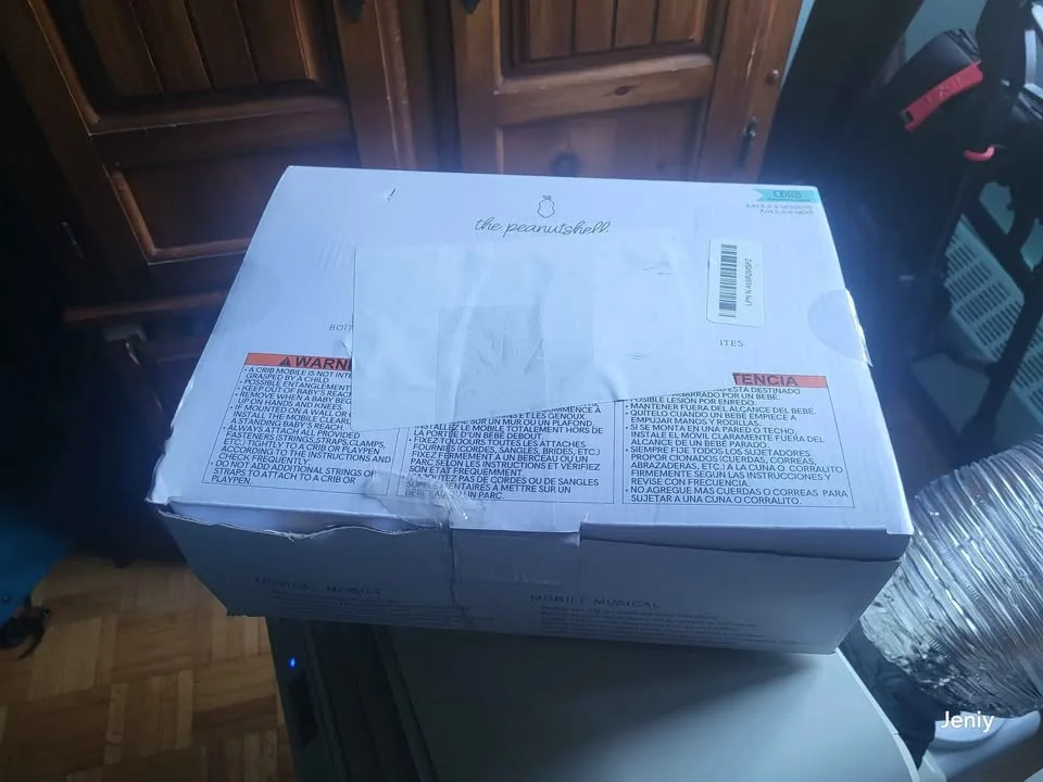 The Peanutshell Wooden Musical Baby Crib Mobile🥕 image indicator(2)