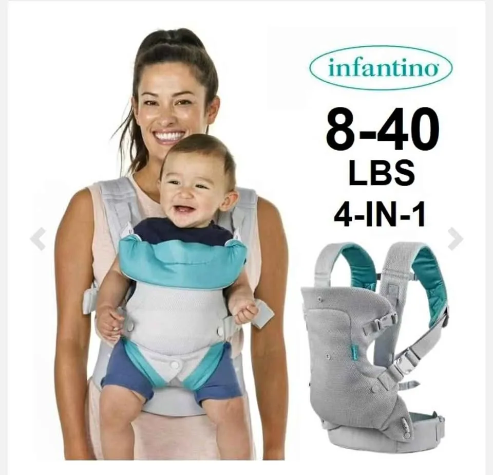 Baby Infantino 4-IN-1 Light and Airy Convertible Baby carrier thumbnail