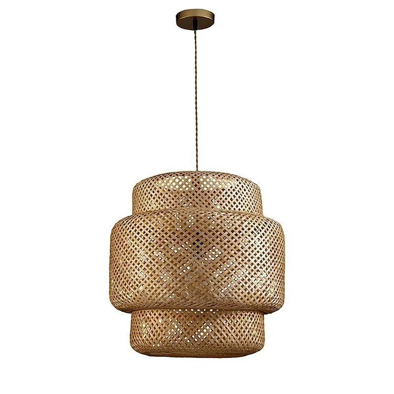 NEW - Drusilla Single Light Rattan Pendant Light thumbnail