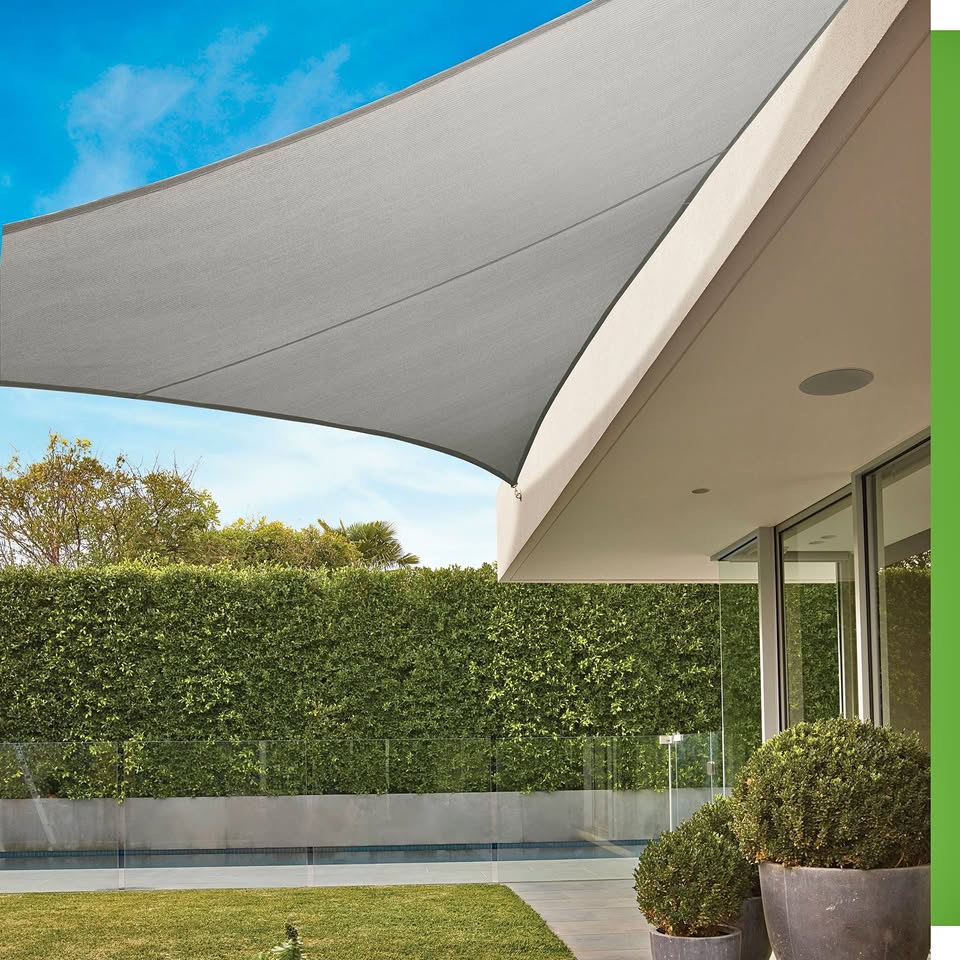 Premium Shade Sail Kit 16'5 Tri - Stone