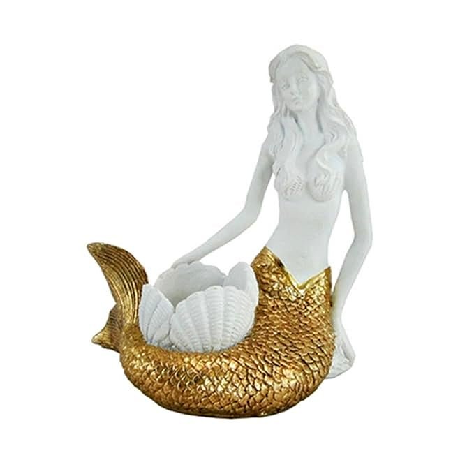 NEW - Unison Gifts UPG-470 7 in. Mermaid with Gold Tail