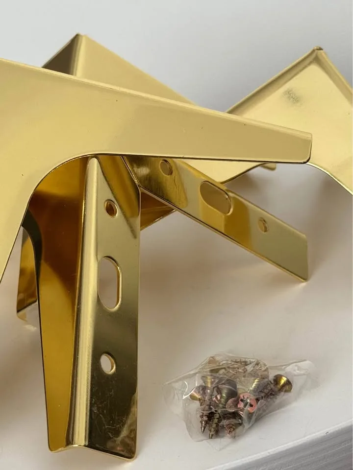 4 Faux Gold Furniture Legs ($6 O.B.O.) image indicator(3)