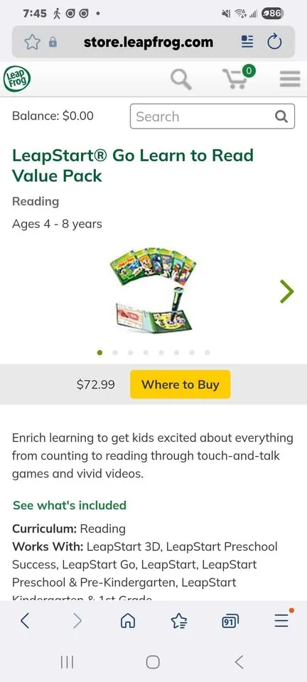 Brand new LeapStart Go set with books image indicator(7)