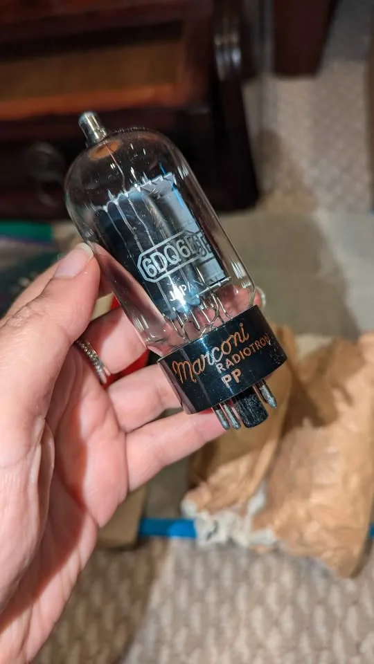 Vintage Marconi Radiotron 6DQ6B PP Beam Power Tube image indicator(2)