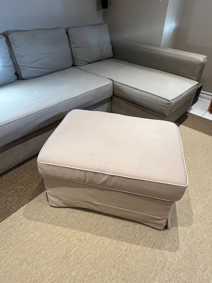 IKEA Sectional Sofa with Ottoman – Used - photo 4