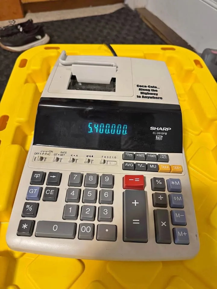 Sharp Printing Calculator