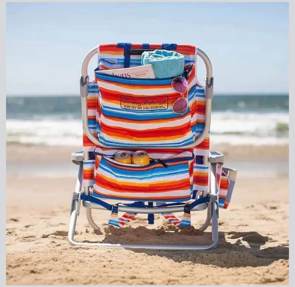 Set of 2 Tommy Bahama Backpack Beach Chairs - photo 2