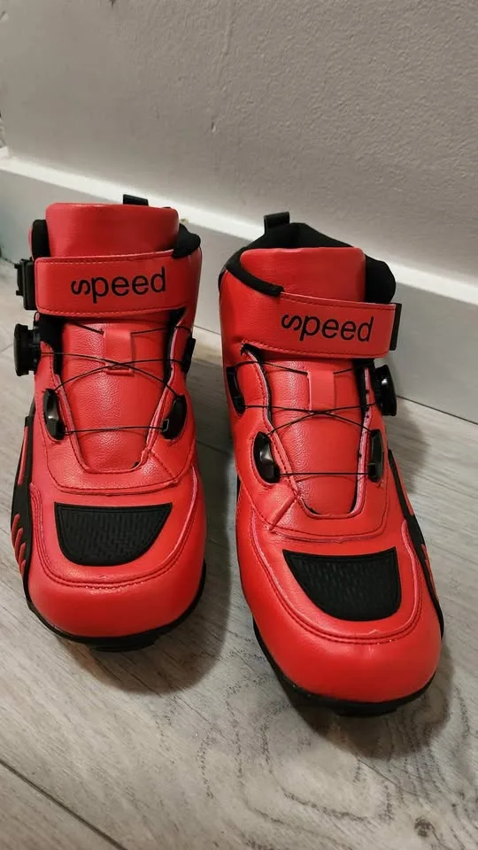 Shoes motorcycle red and black 8.5 image indicator(2)