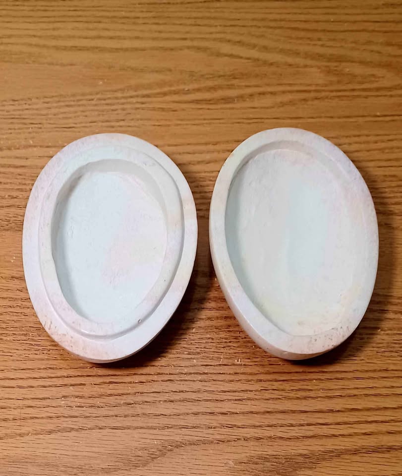 Hand Carved Pink Marble Trinket Box - photo 2