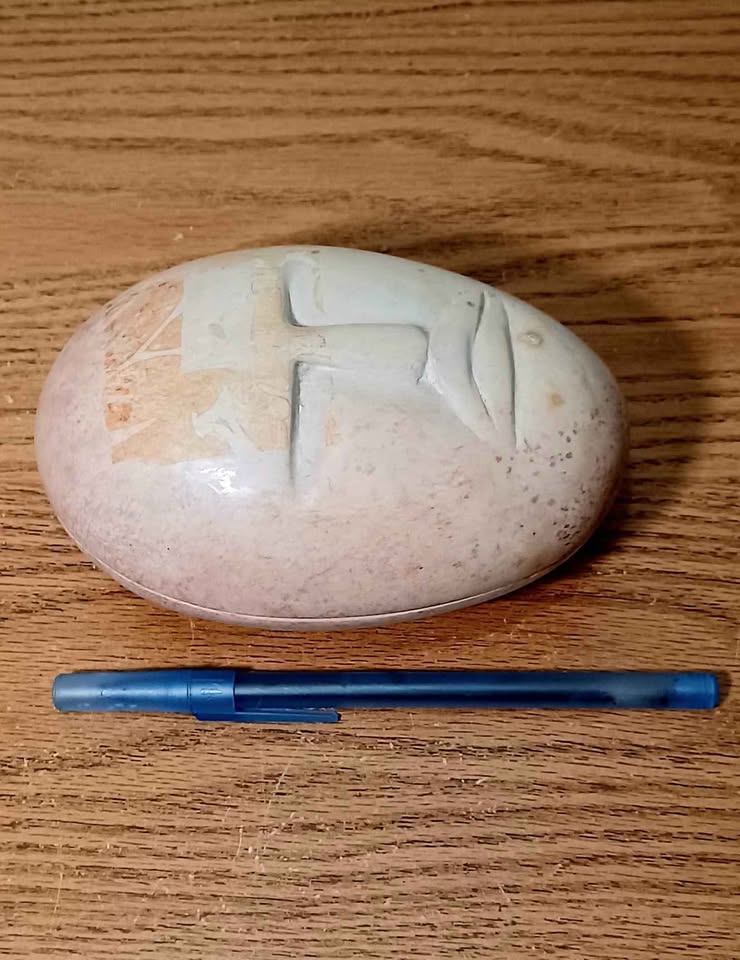 Hand Carved Pink Marble Trinket Box - photo 4