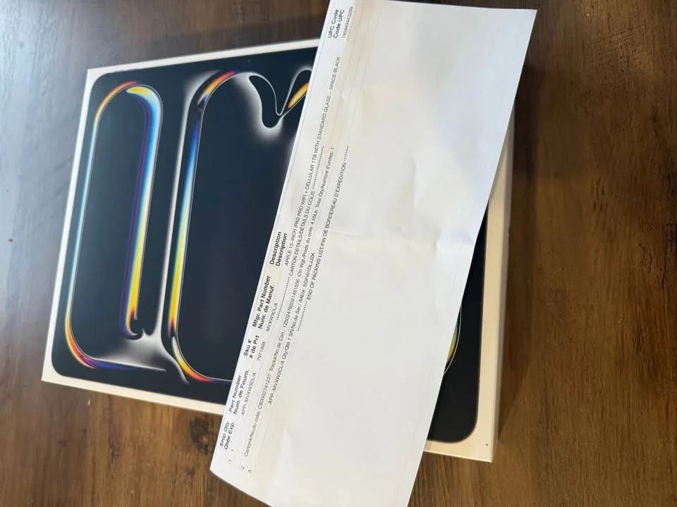 2025 Ipad Pro 13 inch M4 1TB wifi + cellular -Space Grey image indicator(4)