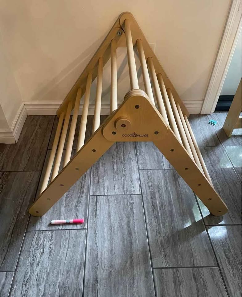 Coco Village Pikler Triangle Climber Wood Toy Foldable - photo 2