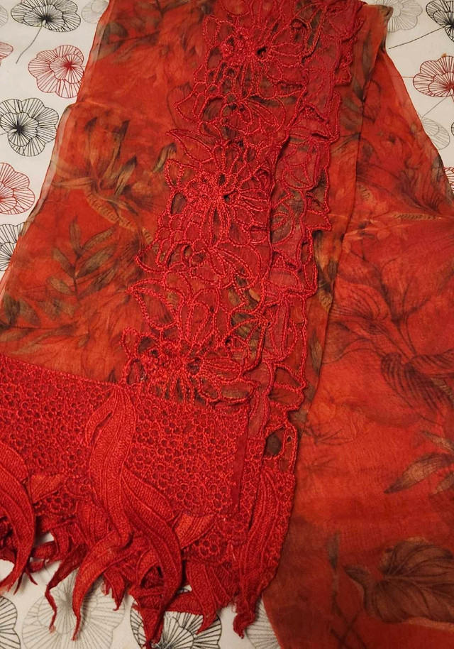 3 pcs cutwork suit - photo 3
