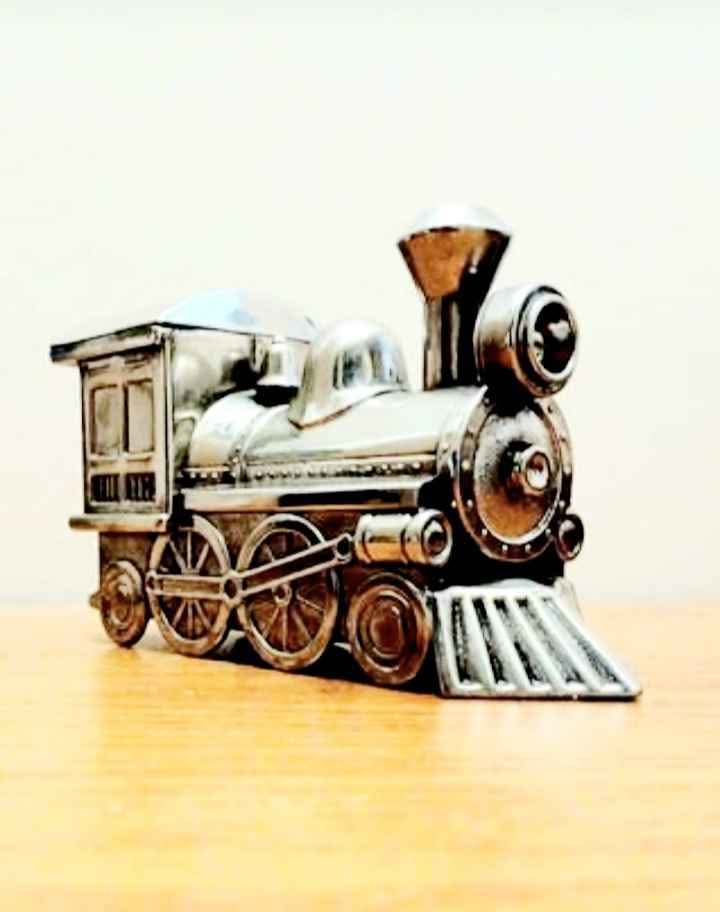 Vtg. Elegance S. P. Zinc Locomotive Figurine - photo 2