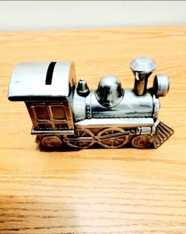 Vtg. Elegance S. P. Zinc Locomotive Figurine - photo 4