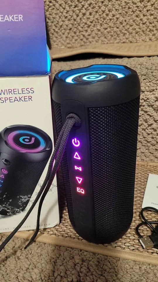 Portable Wireless Speaker M13 Black New Open Box image indicator(2)