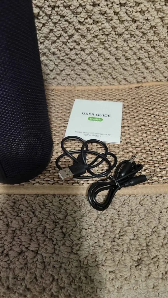 Portable Wireless Speaker M13 Black New Open Box image indicator(3)