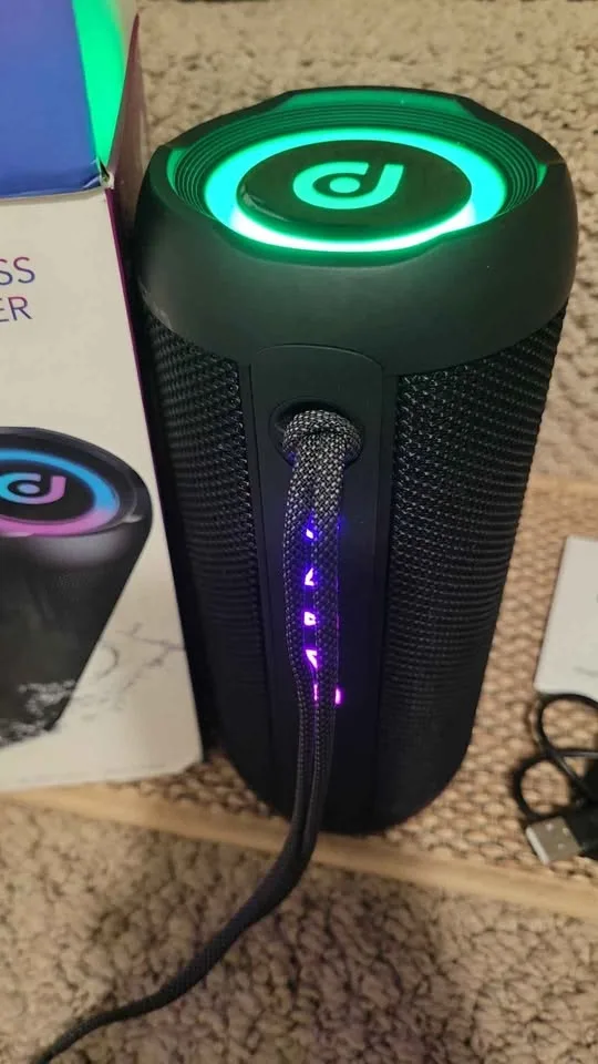 Portable Wireless Speaker M13 Black New Open Box image indicator(4)