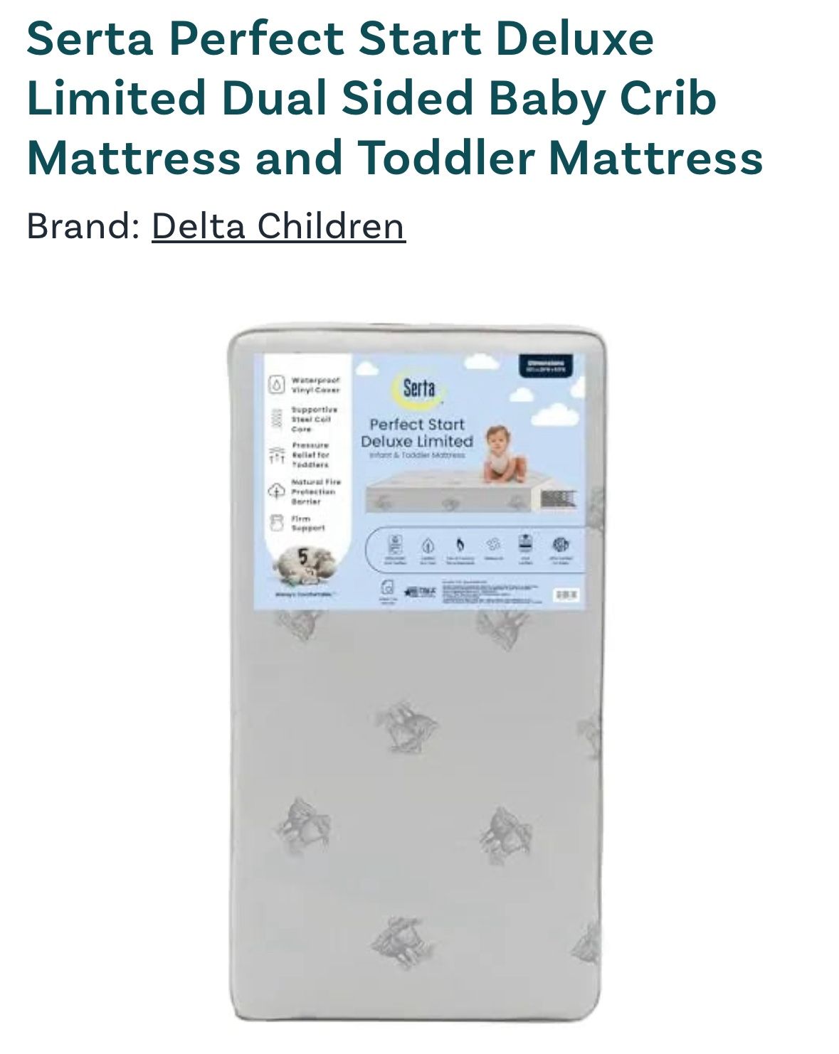Crib Mattress - New In Box