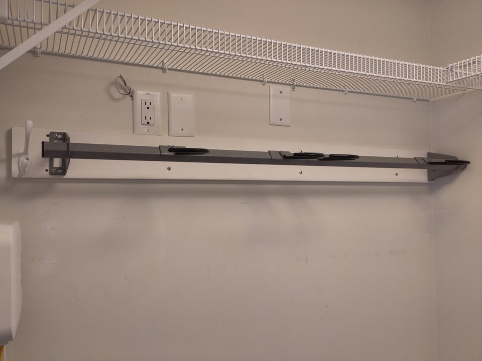 🚲 Sturdy Wall-Mounted Bike Rack – Holds 4 Bikes!