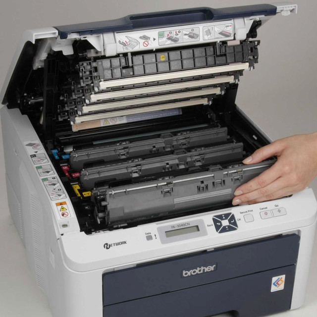 Brother HL-3040CN Color Laser Printer + extra 2 cartridges - photo 3