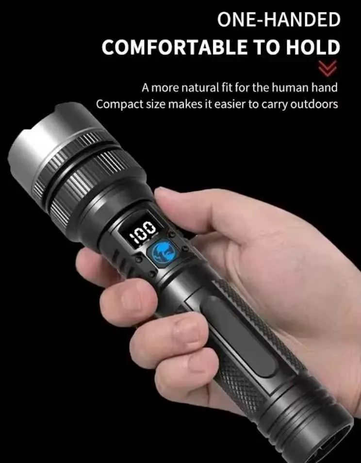 Flashlight, super bright LED, rechargeable usb-c (for 1) (SL301) image indicator(8)