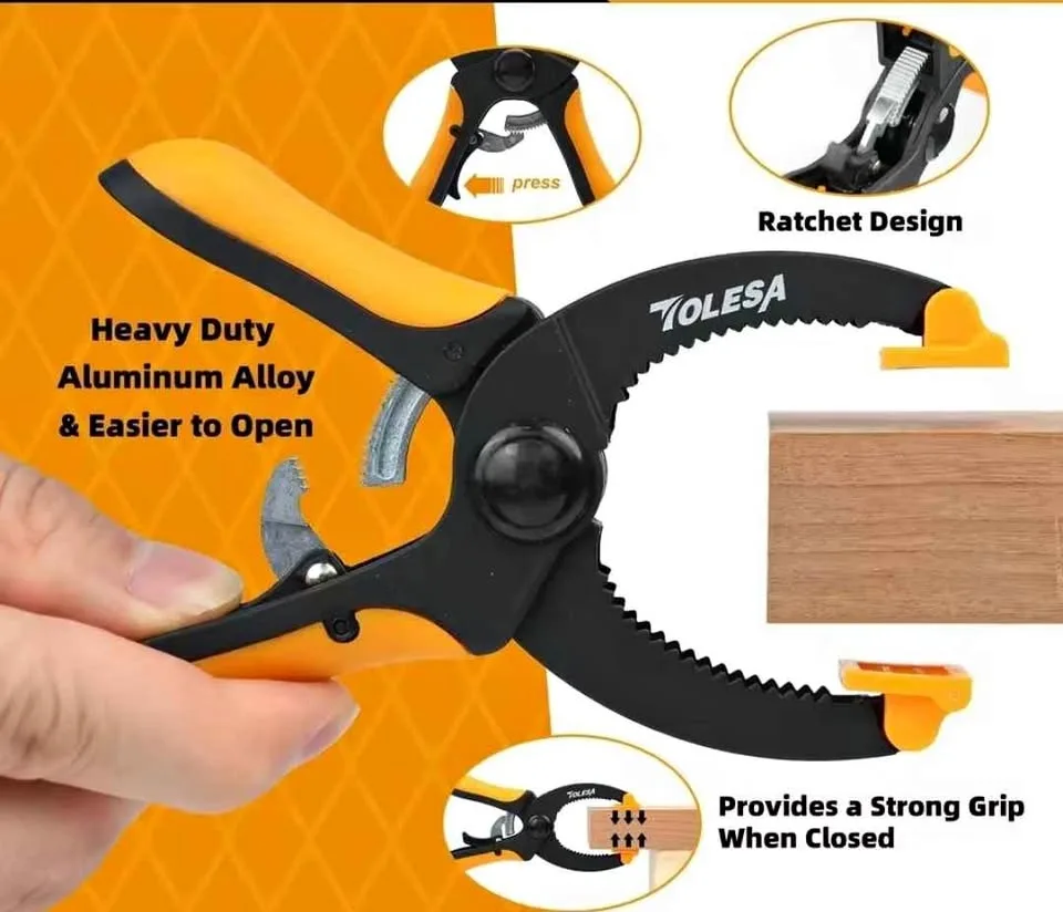 Hand Clamp, ratcheting, 5 inch thumbnail