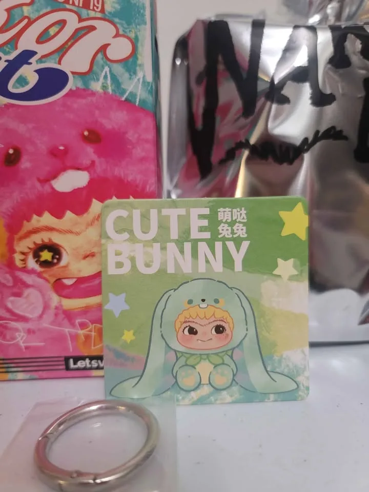 Wakuku Cool Bunny Plush Pendant New image indicator(3)